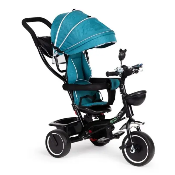 Tricicleta Ecotoys JM-066-9, sezut rotativ, verde KID065463, la doar 390,00 lei