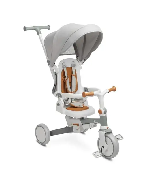 Tricicleta Faro Toyz, multifuntionala, 3 in 1, gri KID397313, la doar 458,00 lei