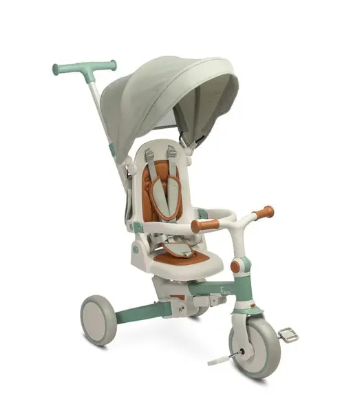 Tricicleta Faro Toyz, multifuntionala, 3 in 1, verde KID397306, la doar 458,00 lei
