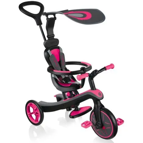 Tricicleta globber explorer 4 in 1 culoare roz