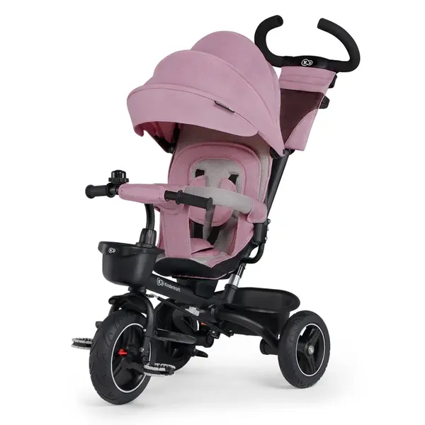 Tricicleta Kinderkraft Spinstep, scaun reversibil, pliabila, roz KID916528, la doar 763,00 lei