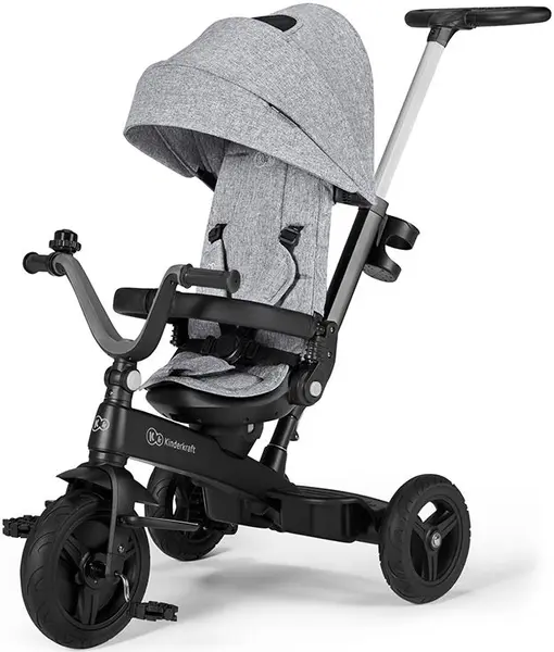 Tricicleta Kinderkraft - Twipper, gri
