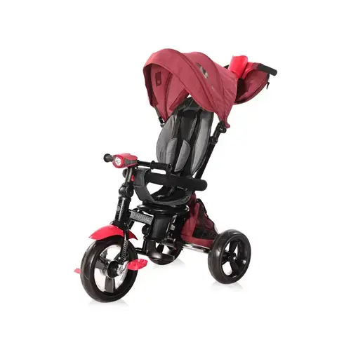 Tricicleta Lorelli Enduro Red & Black, de la 12 luni+ pana la 36 luni, greutate suportata maxim 20 kg