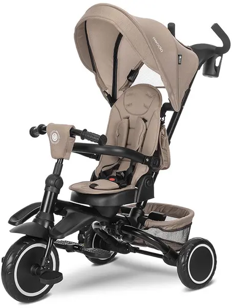 Tricicletă pliabilă cu rotație Lorelli - Freccia, Beige