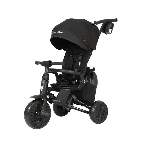 Tricicleta ultrapliabila, Qplay Nova Max, Negru