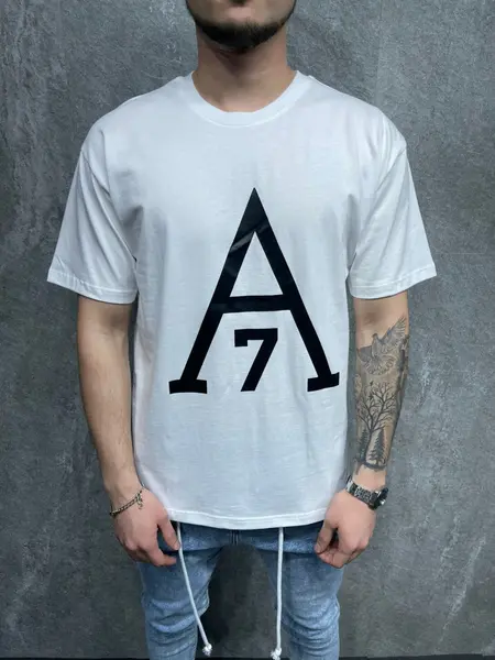 TRICOU A7 FASHION WHITE TSAS274(6056) (MĂRIME: M)