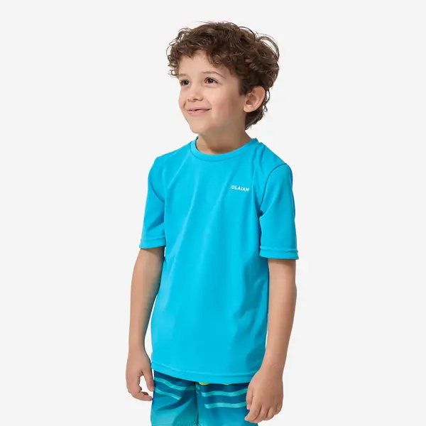 Tricou anti-UV 100 UPF50+, UV>95% Albastru Copii