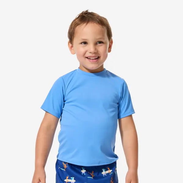 Tricou anti-UV piscină Albastru Bebeluși