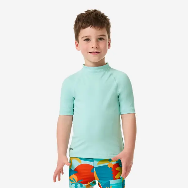 Tricou anti-UV, UPF50+, UV>95% Albastru deschis Bebe