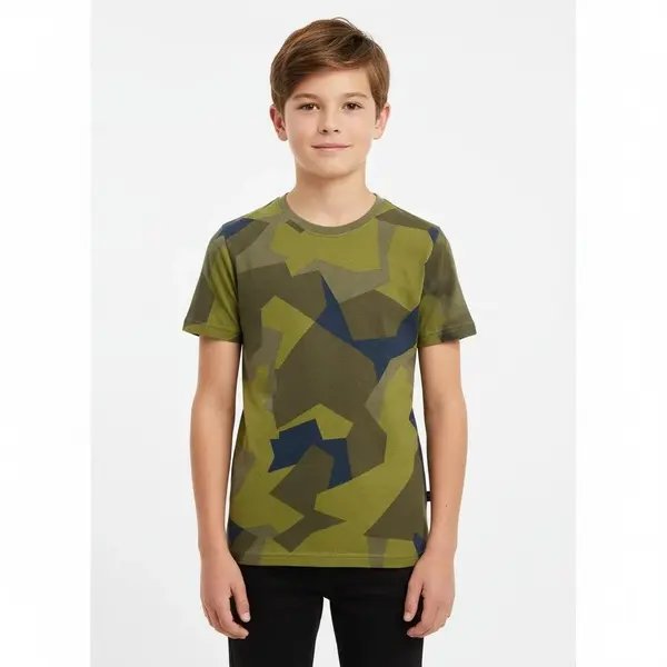 Tricou army copii camuflaj BRANDIT - SWEDISH CAMO / 146/152