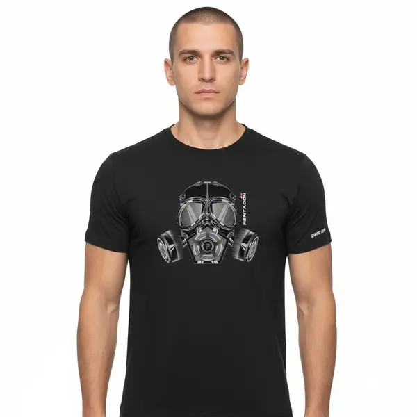 Tricou army Gas Mask Pentagon - XL