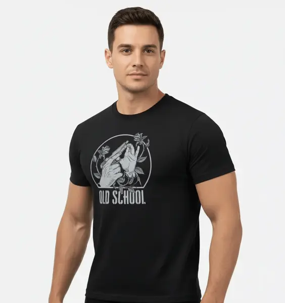 Tricou army Helikon-Tex® Old School negru - XL