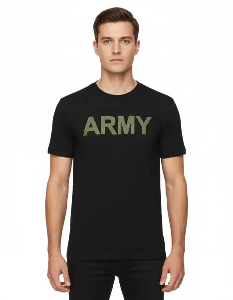 Tricou ARMY MIL-TEC - M / NEGRU