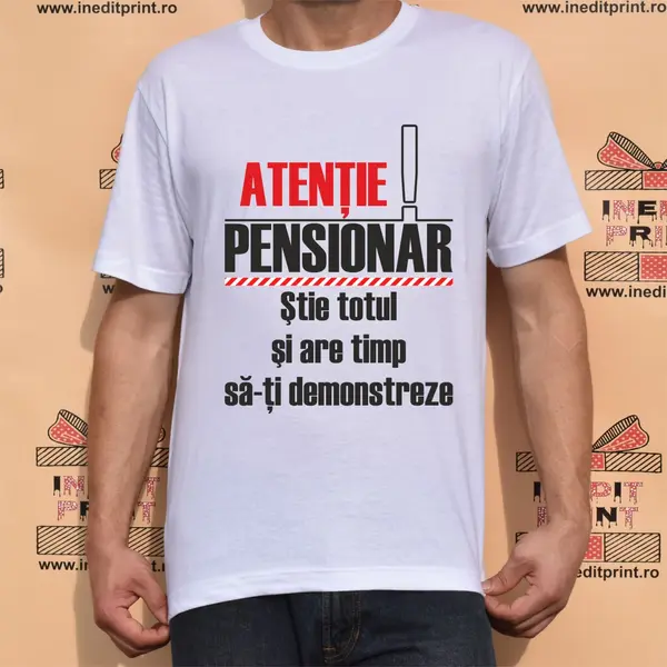 Tricou Atentie PENSIONAR TP 156 -