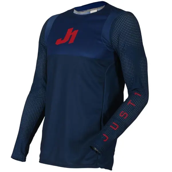 Tricou atv cross Just1 J-Flex Dual, culoare albastru rosu, marime 2XL