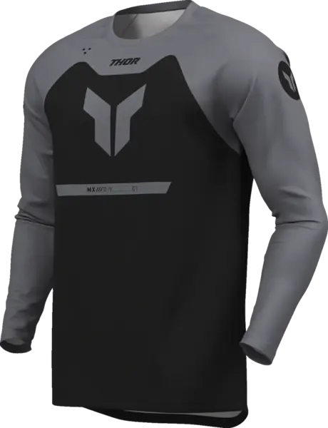 Tricou atv cross Thor Ridemode Menace, culoare negru gri, marime 4XL