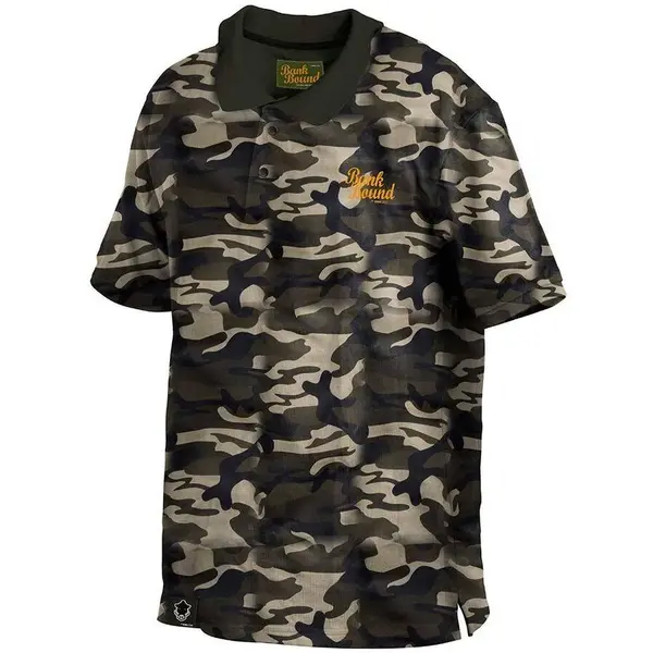 Tricou Bank Bound Polo Camo Marime M