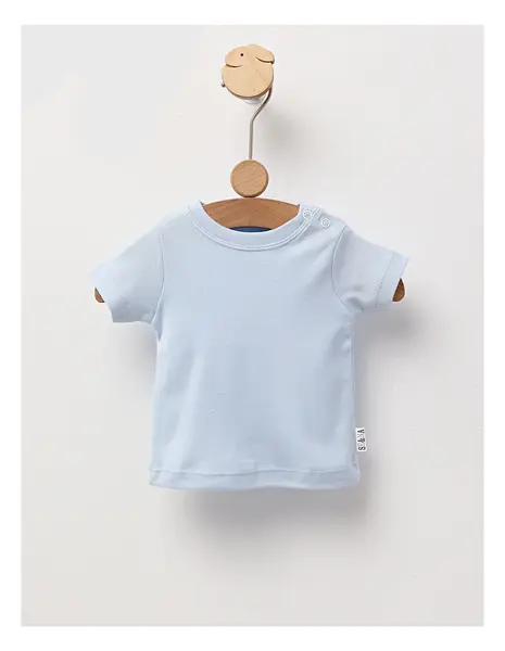 Tricou bebe, 100% bumbac, blue