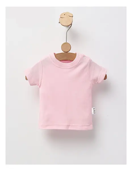 Tricou bebe, 100% bumbac, roz