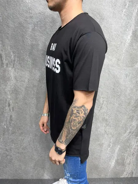 TRICOU BUSINESS LONG BLACK TSAS250(1029) (MĂRIME: M)