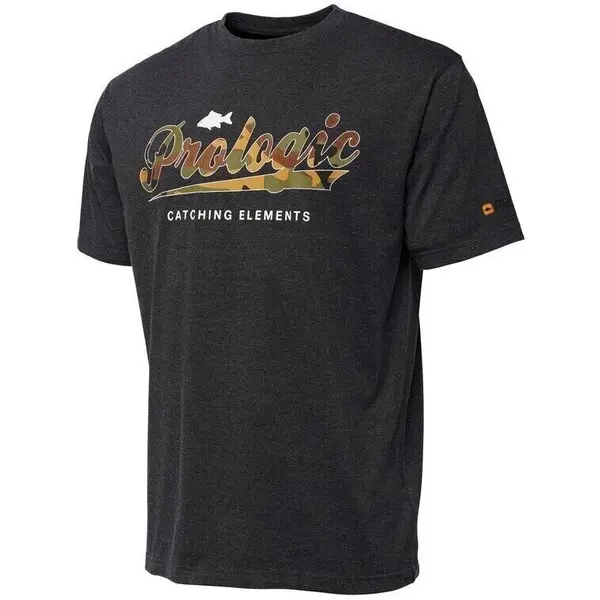 Tricou Camo Logo Gri Melange Marime L