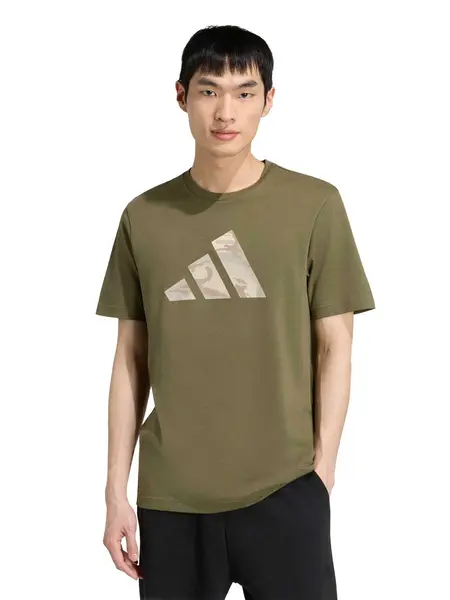 Tricou Camo Three Bar Logo Graphic