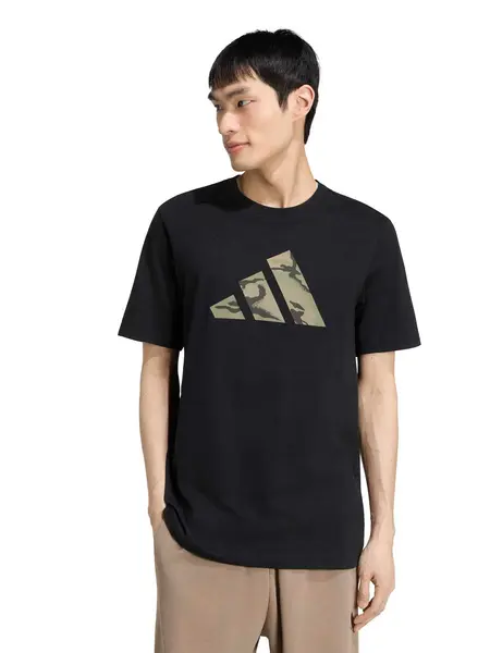 Tricou Camo Three Bar Logo Graphic
