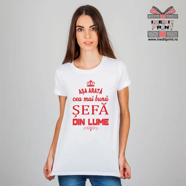 Tricou Cea mai buna sefa TP90 -