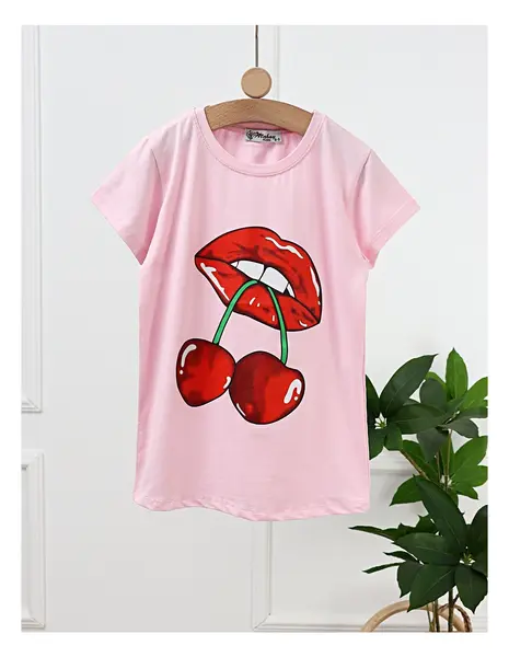 Tricou Cirese, model roz