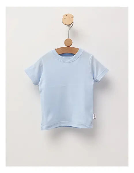 Tricou copii, 100% bumbac, blue