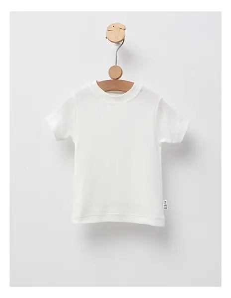 Tricou copii, 100% bumbac, ecru