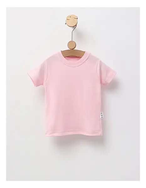 Tricou copii, 100% bumbac, roz