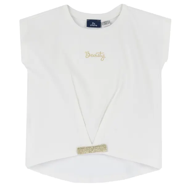 Tricou copii Chicco, Alb, 00174-64MC
