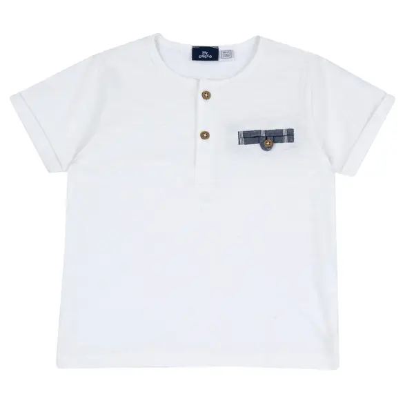 Tricou copii Chicco, alb, 07930-68MC