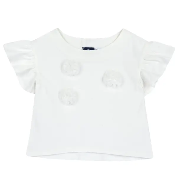 Tricou copii Chicco, alb, 11826-68MC