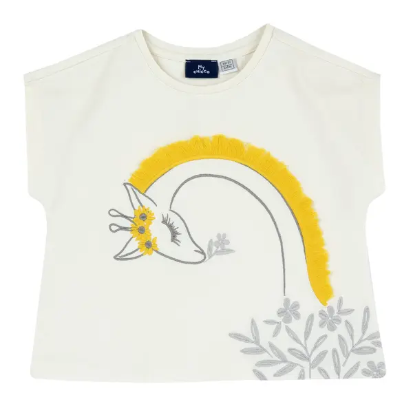 Tricou copii Chicco, bej, 16719-68MC