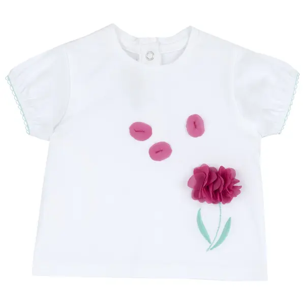 Tricou copii Chicco, crem, 11912-68MFCO