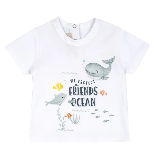 Tricou copii Chicco, crem, 16663-68MFCO