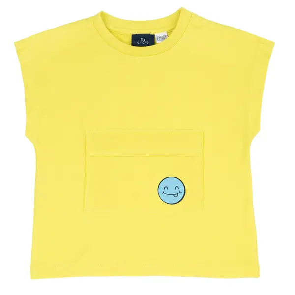 Tricou copii Chicco, galben deschis, 05864-66CLT
