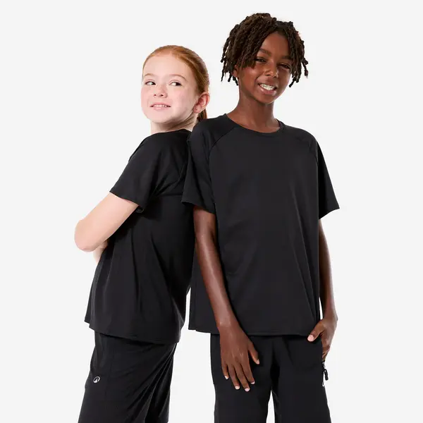 Tricou copii sintetic, negru