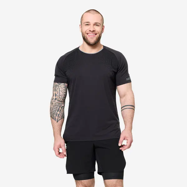 Tricou cross training Negru-Gri Bărbați