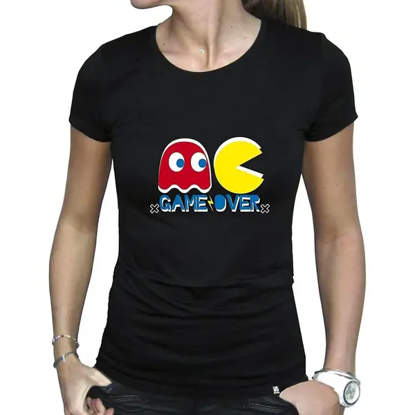 Tricou Dama Pac-Man Game Over - L