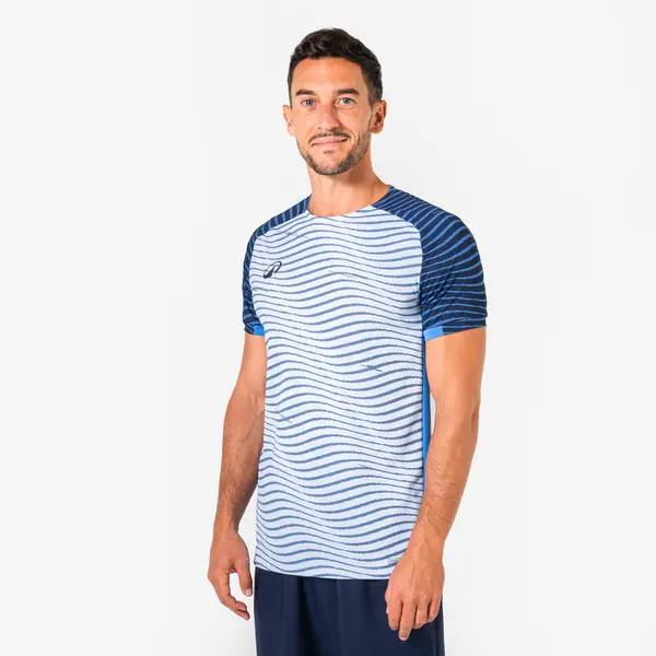 Tricou de fotbal cu mânecă scurtă adulți Viralto Ripples 2026 Albastru