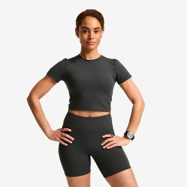 Tricou de sport Gri Damă