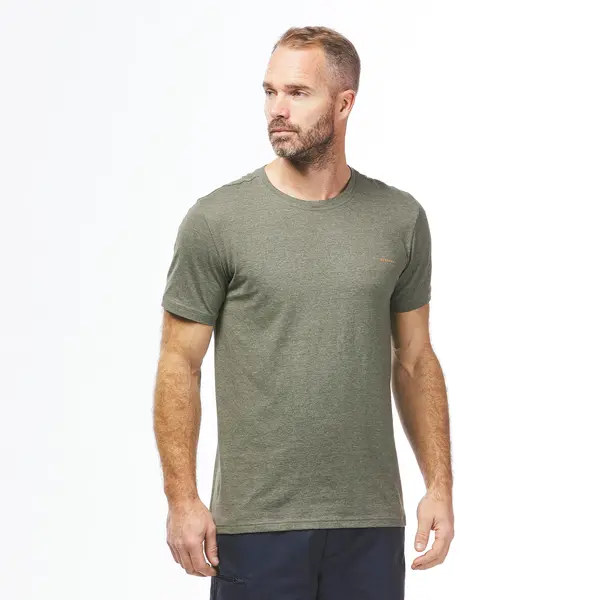 Tricou Drumeție NH500 Fresh Verde Bărbați