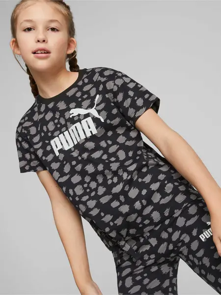 Tricou Ess+ Animal Aop Knotted