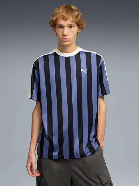 Tricou Ess Relaxed Striped Football Jersey
