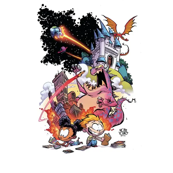 Tricou FCBD 2021 Comm Artist Young Albastru - XXL