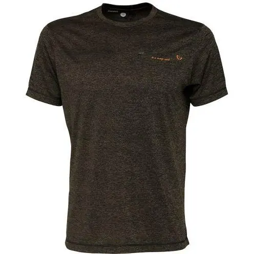 Tricou Fighter Stretch Burnt Olive Melange Marime 2XL