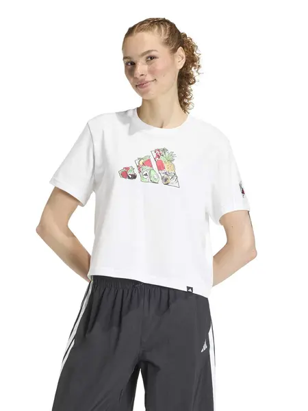 Tricou Food Cropped Loose Graphic